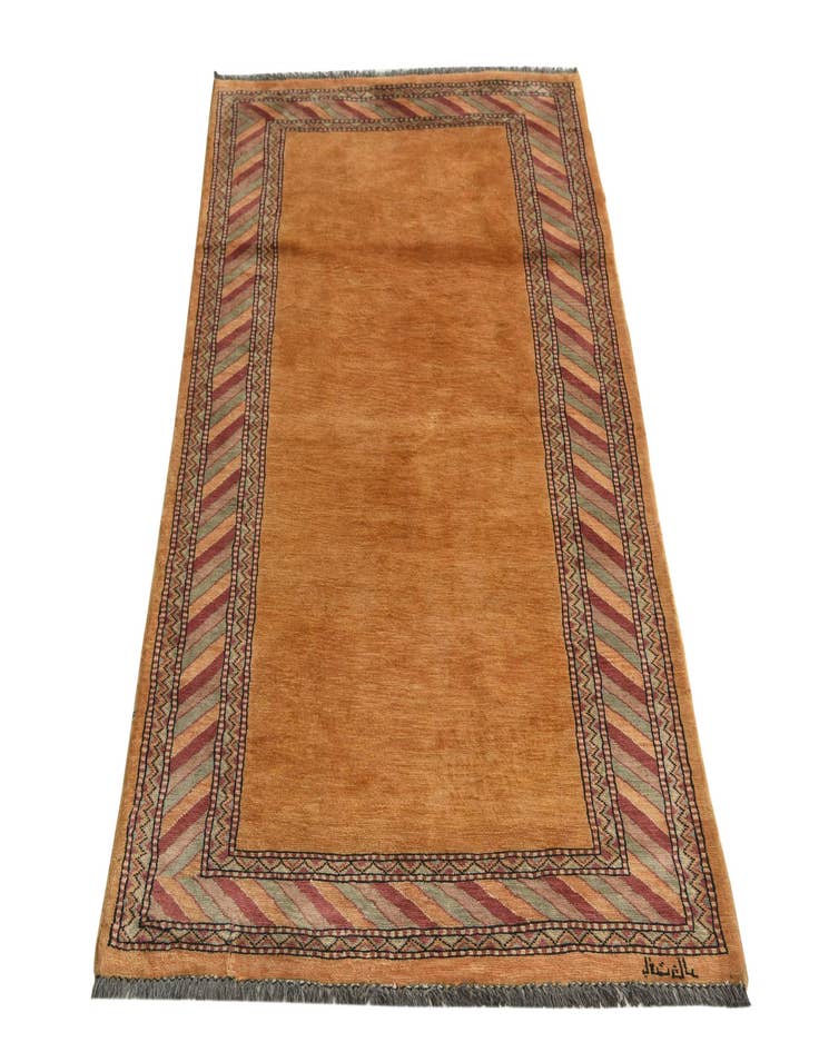 Detail image of  3' 2 x 5' 1  Hand Knotted Ziegler Oriental Wool Rug