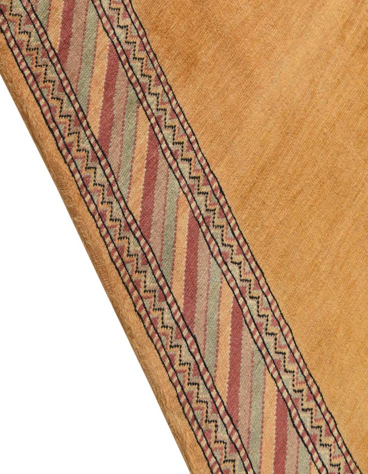 Detail image of  3' 2 x 5' 1  Hand Knotted Ziegler Oriental Wool Rug