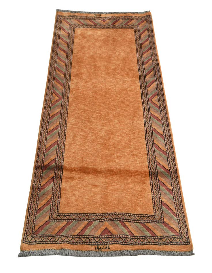 Detail image of  3' 3 x 4' 10  Hand Knotted Ziegler Oriental Wool Rug