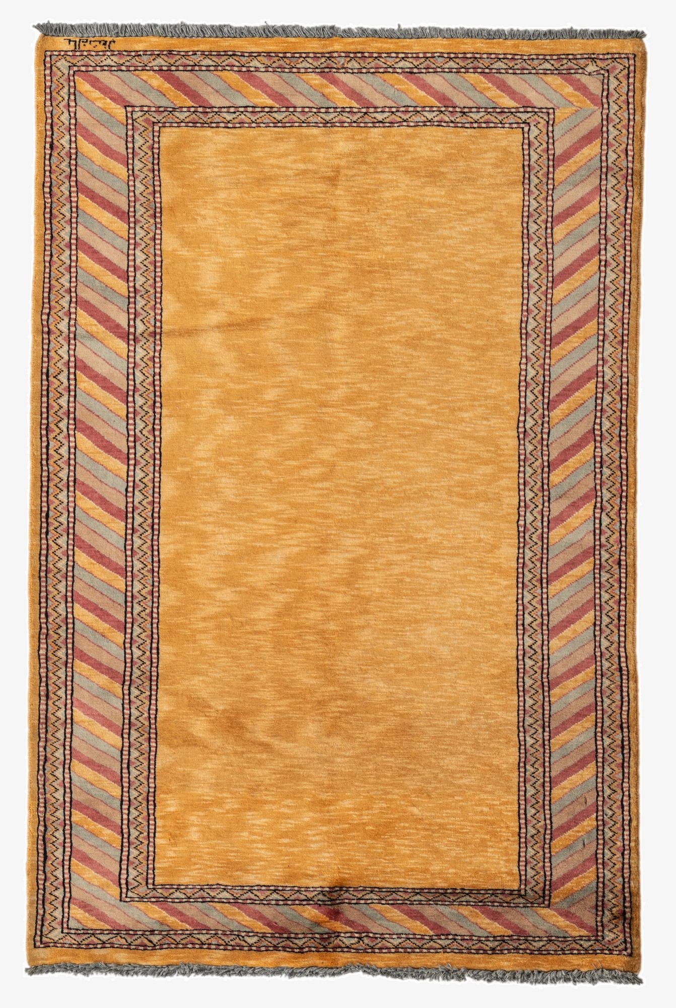  3' 3 x 5'  Hand Knotted Ziegler Oriental Wool Rug