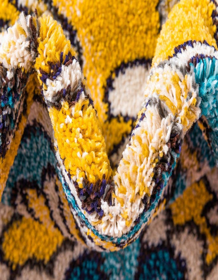 Detail image of  8' x 8'  Washable Hyacinth Round Rug