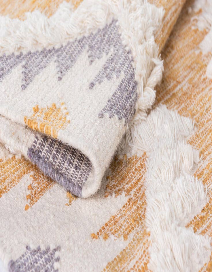 Detail image of  2' 2 x 8' 2  Hand Woven Arizona Wool Runner Rug