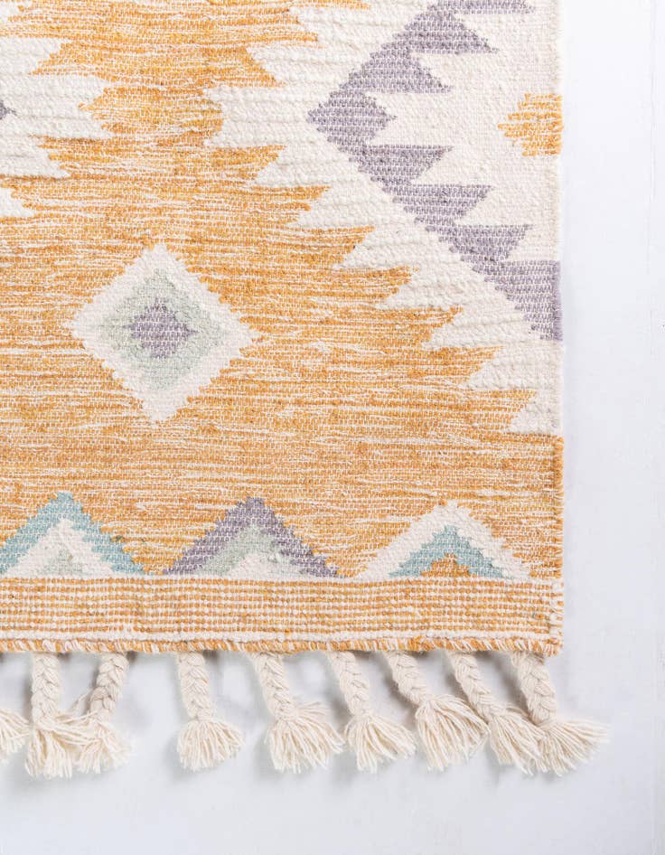 Detail image of  2' 2 x 8' 2  Hand Woven Arizona Wool Runner Rug