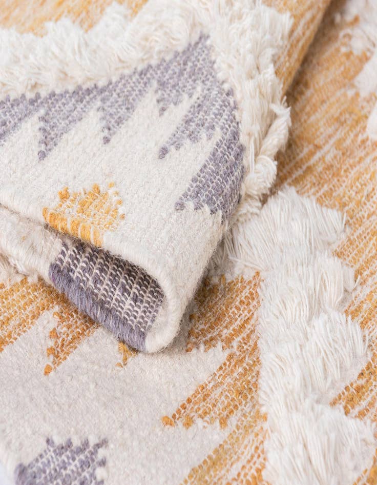 Detail image of  2' 2 x 8' 2  Hand Woven Arizona Wool Runner Rug