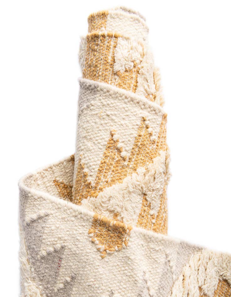 Detail image of  2' 2 x 8' 2  Hand Woven Arizona Wool Runner Rug