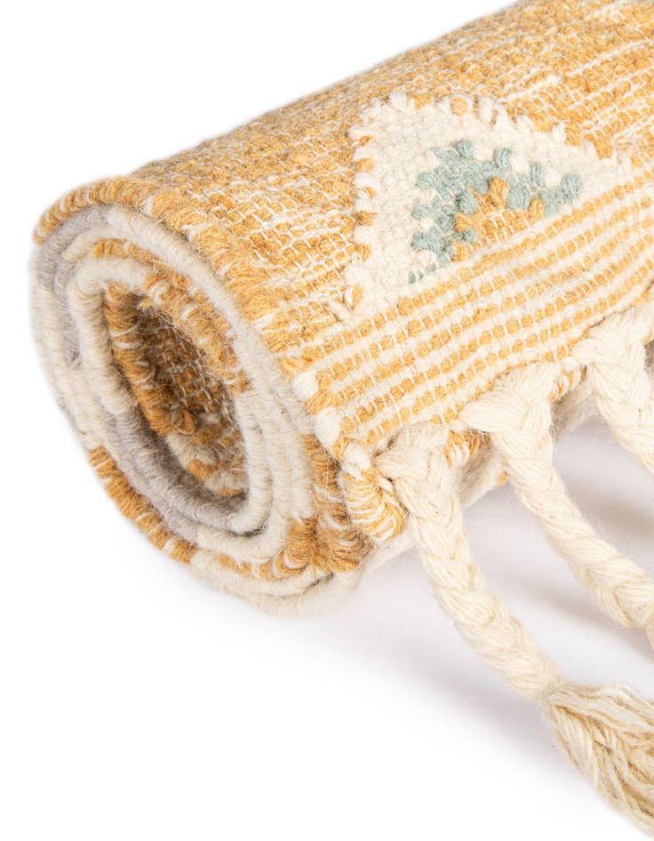 Detail image of  2' 2 x 8' 2  Hand Woven Arizona Wool Runner Rug