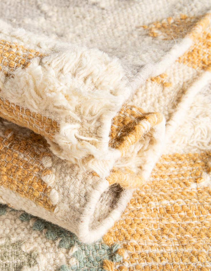 Detail image of  2' 2 x 8' 2  Hand Woven Arizona Wool Runner Rug