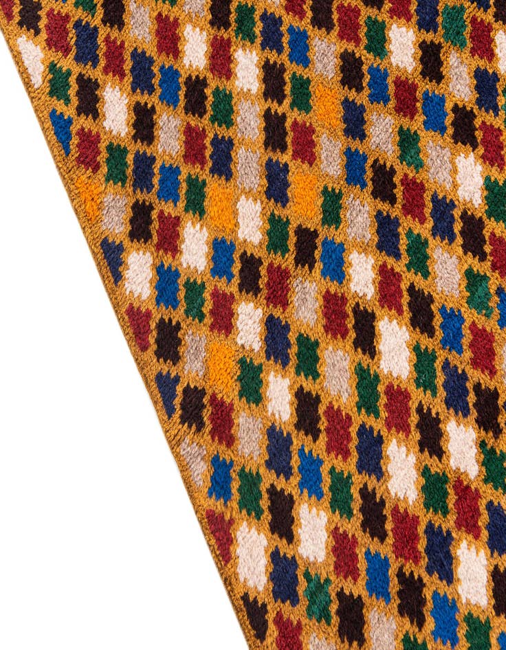 Detail image of  2' 9 x 9' 6  Hand Knotted Balouch Wool Runner Rug