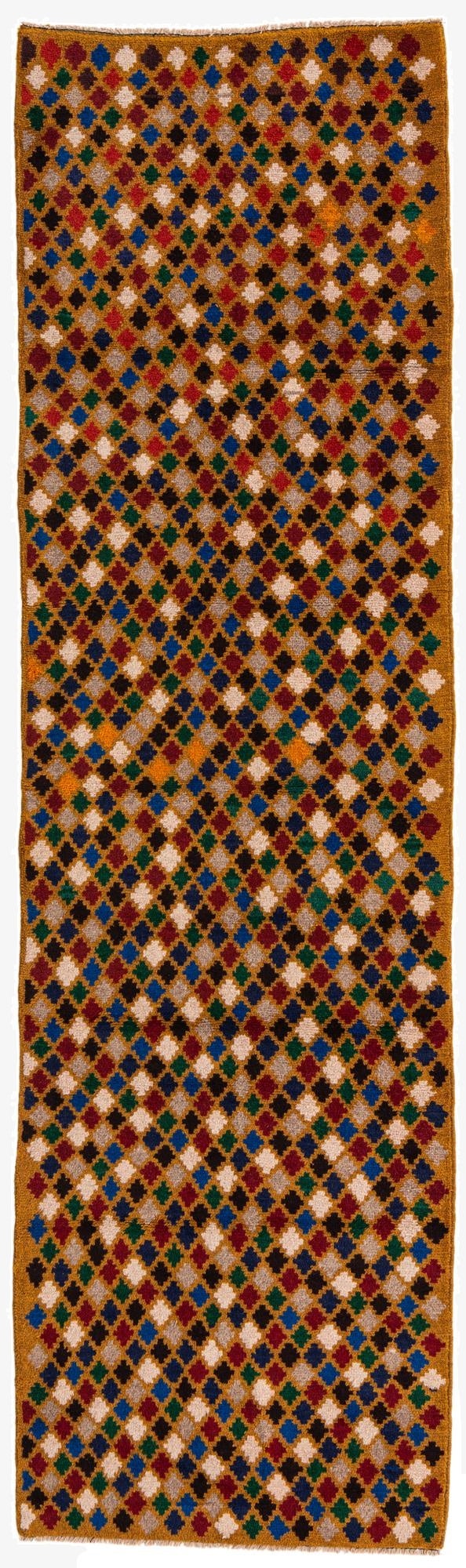  2' 9 x 9' 6  Hand Knotted Balouch Wool Runner Rug