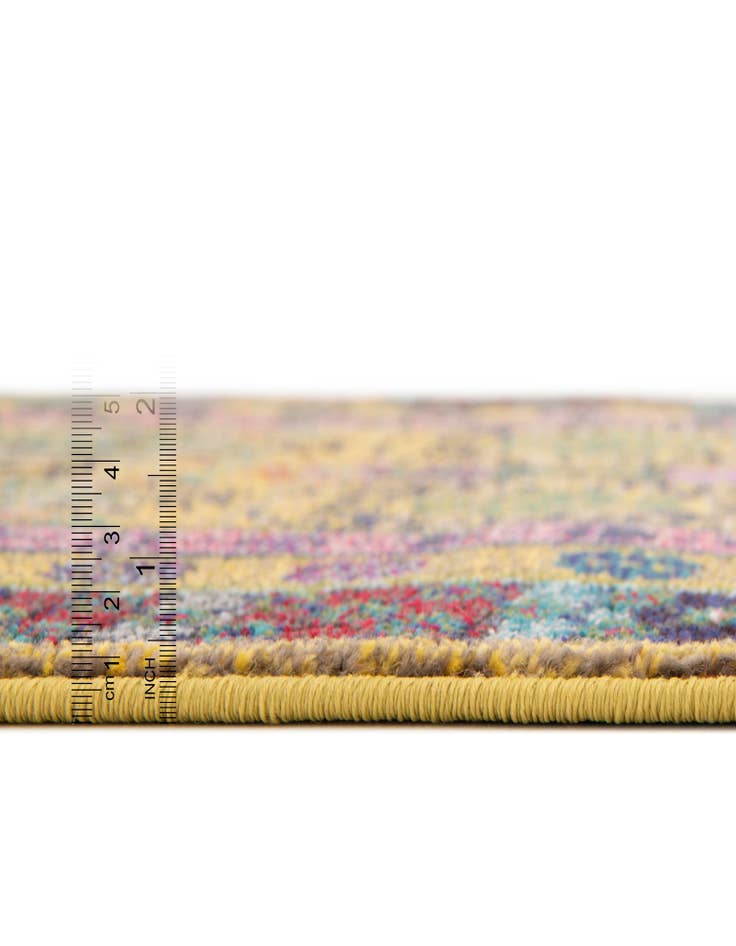 Detail image of 2' 7 x 10' Washable Fleur Runner Rug