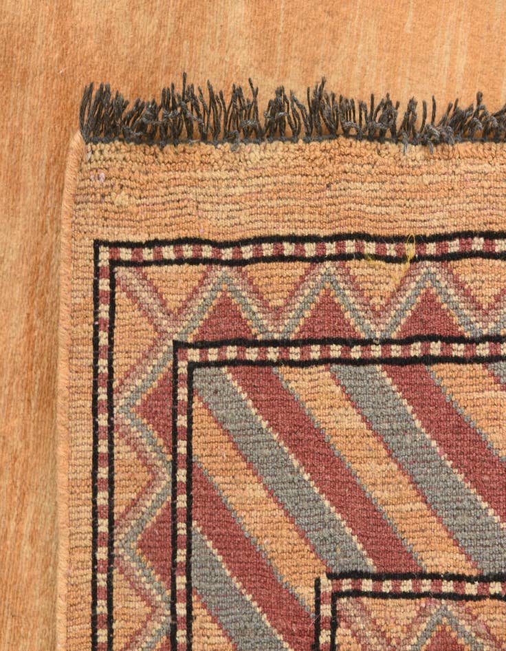 Detail image of  2' 3 x 5'  Hand Knotted Kashkuli Gabbeh Oriental Wool Runner Rug