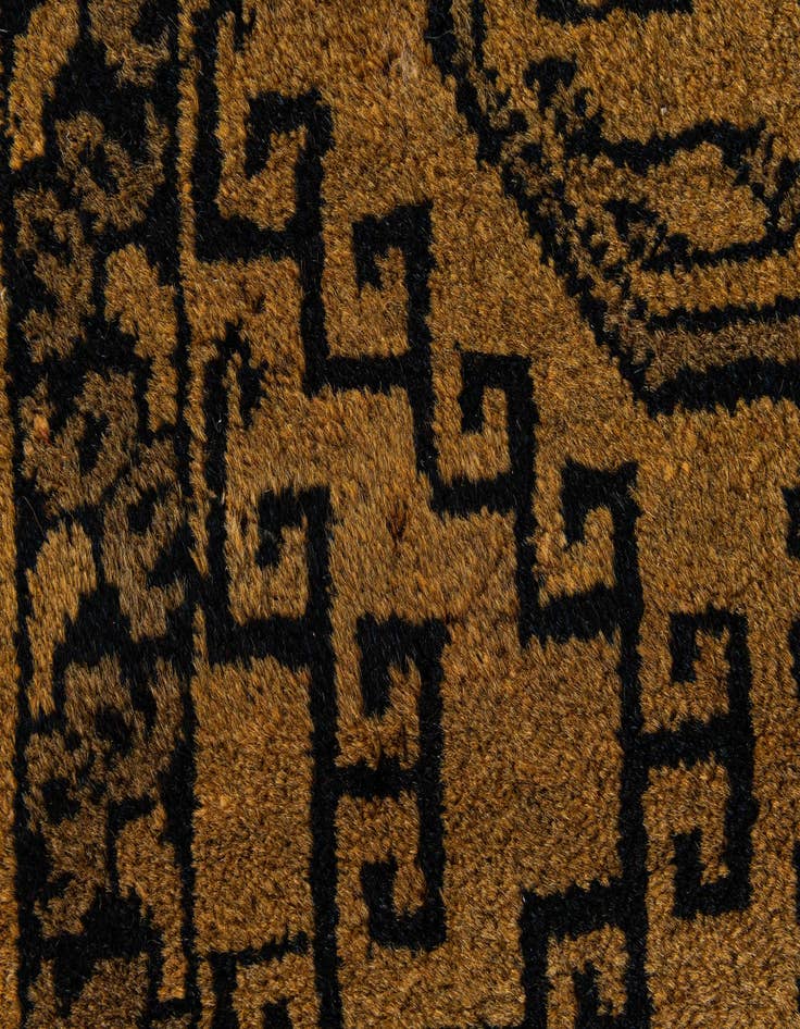 Detail image of  3' x 9'  Hand Knotted Khal Mohammadi Wool Runner Rug