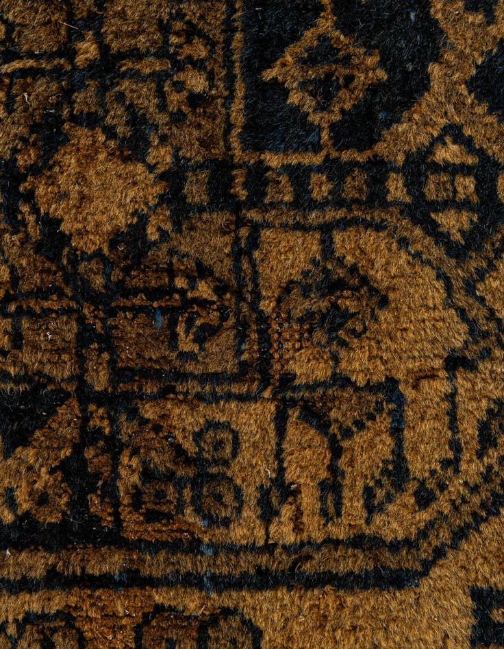 Detail image of  3' x 9'  Hand Knotted Khal Mohammadi Wool Runner Rug