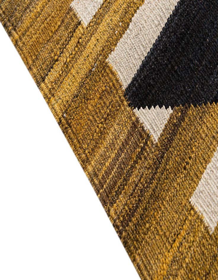 Detail image of  2' 10 x 10'  Hand Woven Kilim Modern Wool Runner Rug