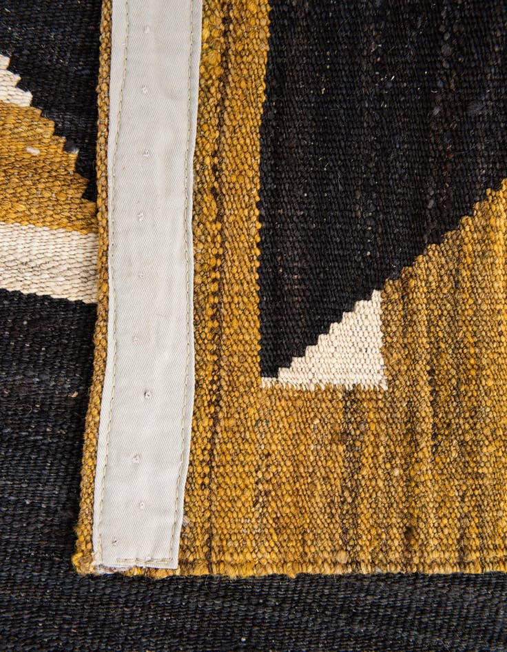 Detail image of  2' 10 x 10'  Hand Woven Kilim Modern Wool Runner Rug