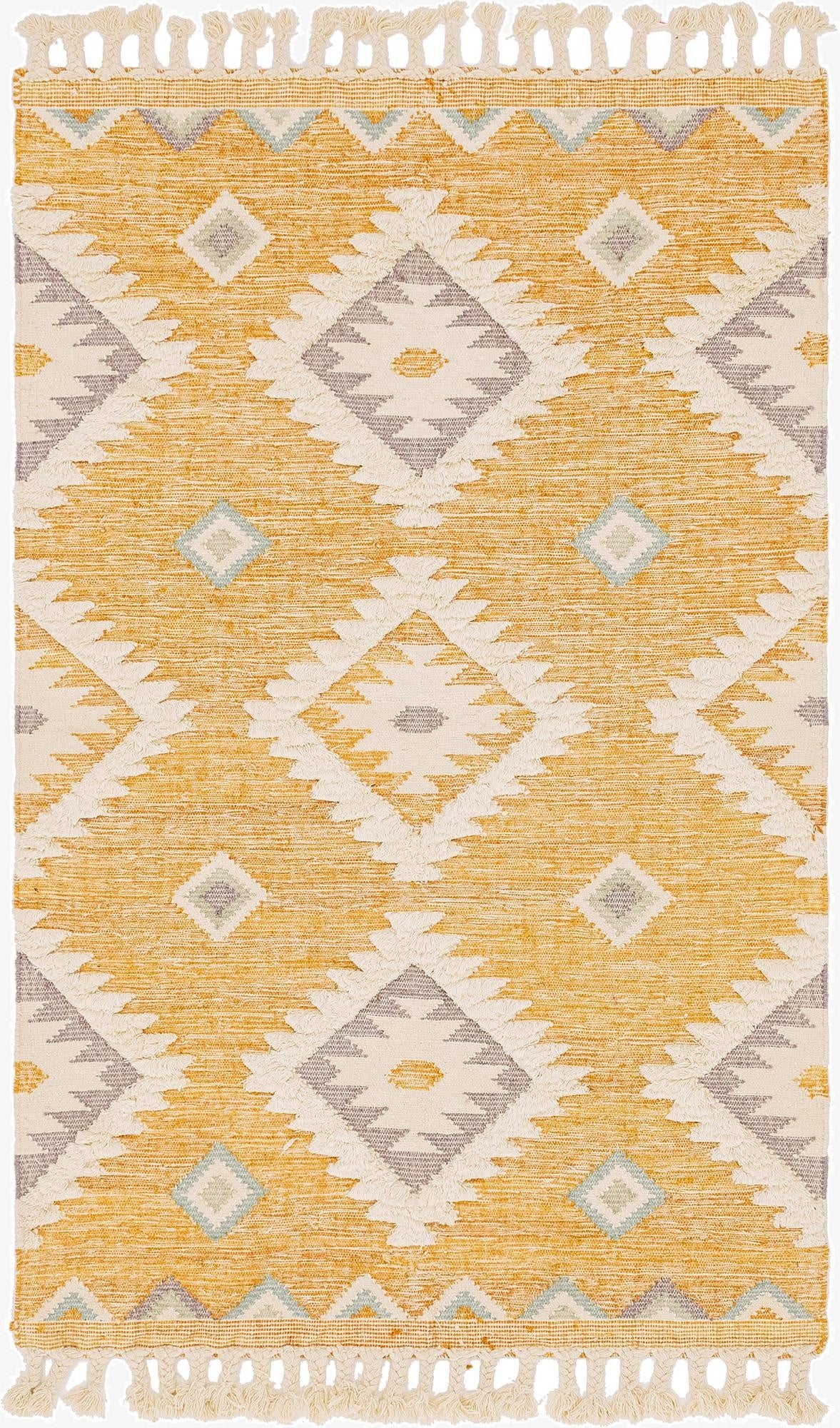  1' 6 x 1' 6  Hand Woven Arizona Wool Sample Rug