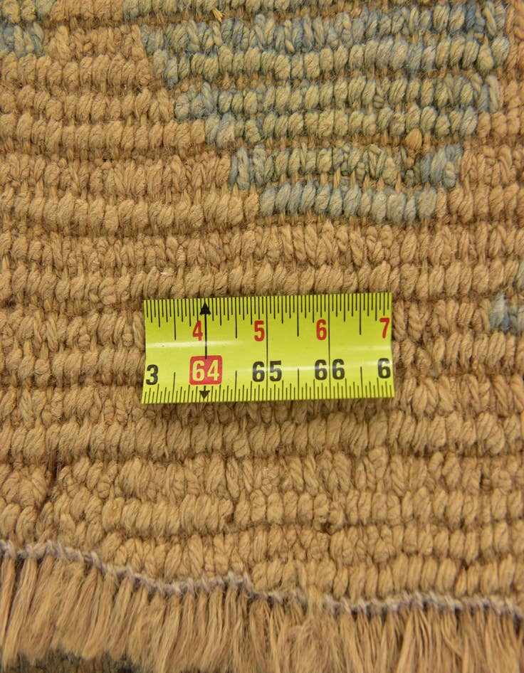 Detail image of  3' 8 x 4' 5  Hand Knotted Oushak Wool Square Rug