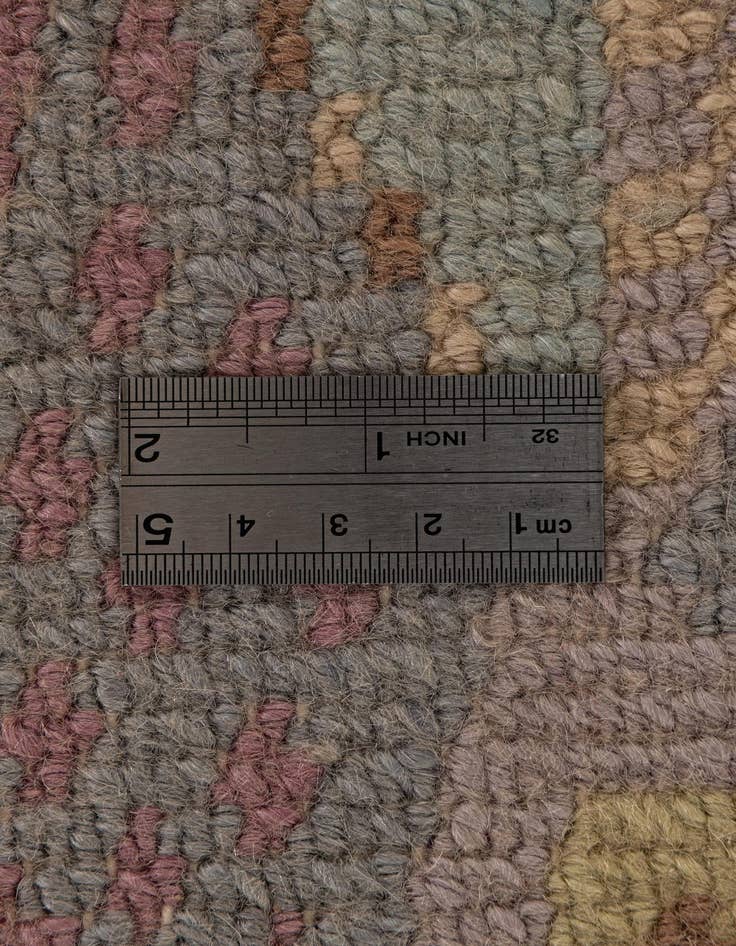 Detail image of  6' 7 x 6' 7  Hand Knotted Tibet Wool Square Rug