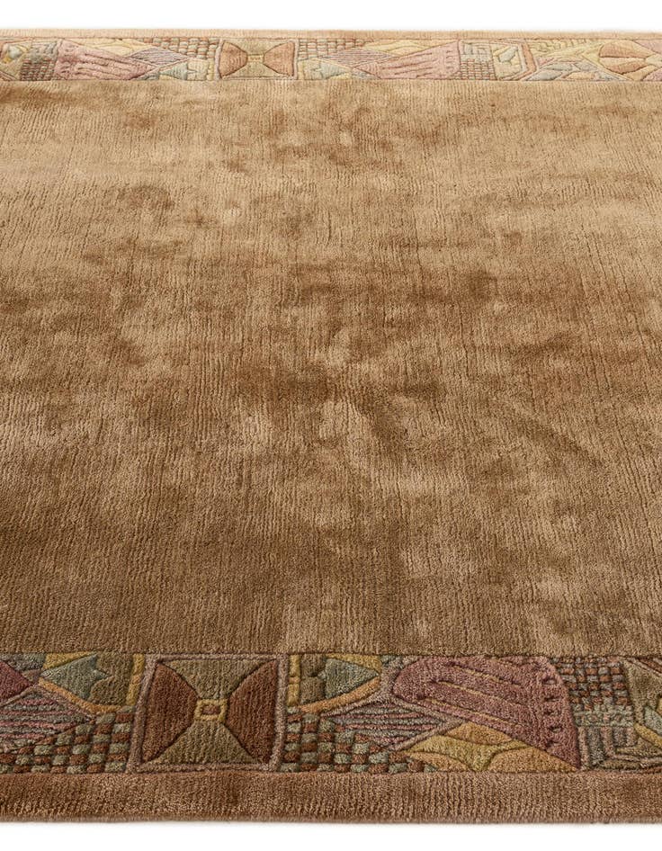 Detail image of  6' 7 x 6' 7  Hand Knotted Tibet Wool Square Rug