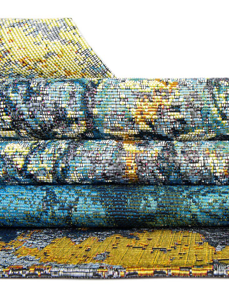 Detail image of  7' 10 x 10'  Washable Modern Indoor / Outdoor Rug