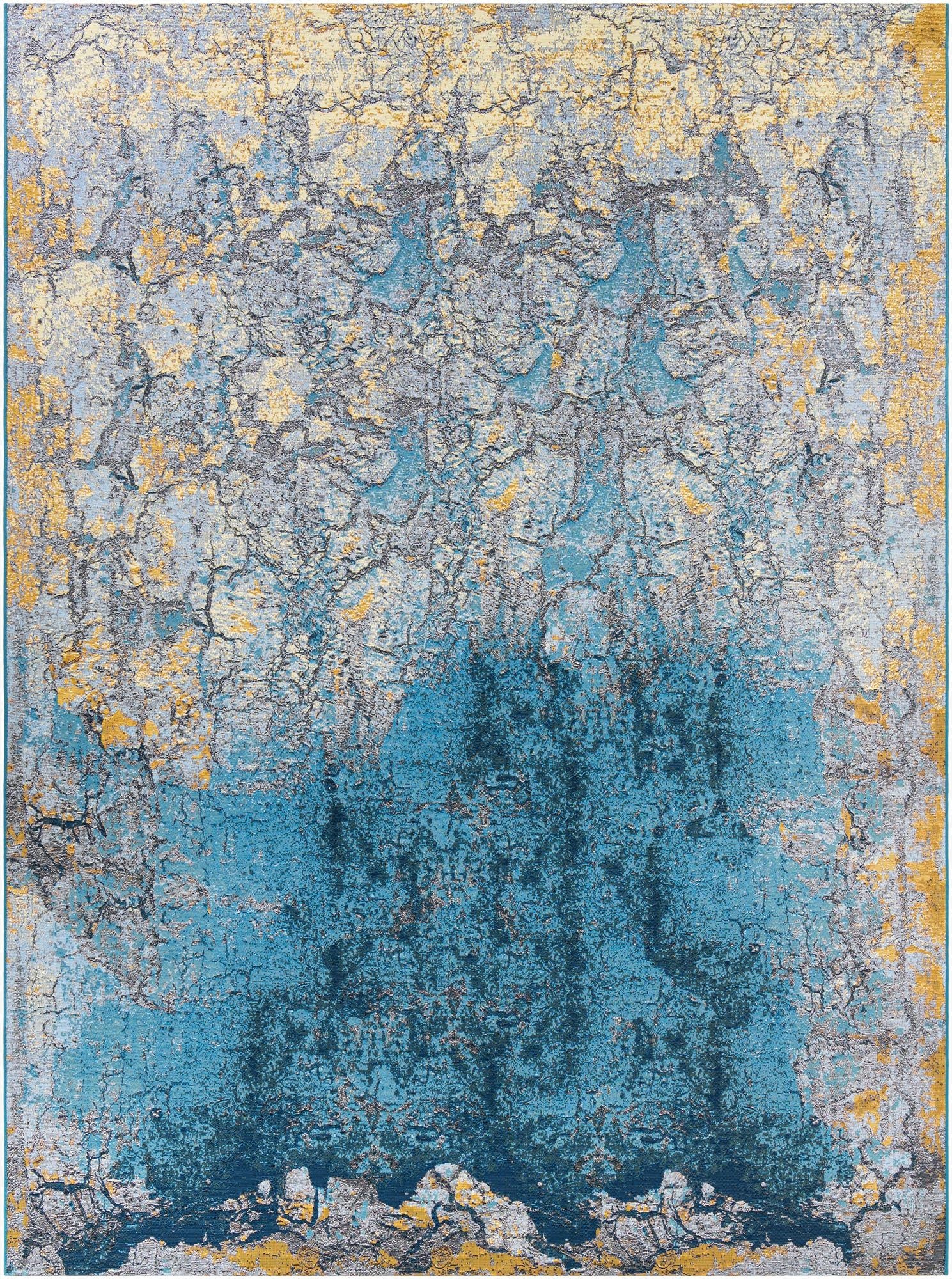  9' x 12'  Washable Modern Indoor / Outdoor Rug