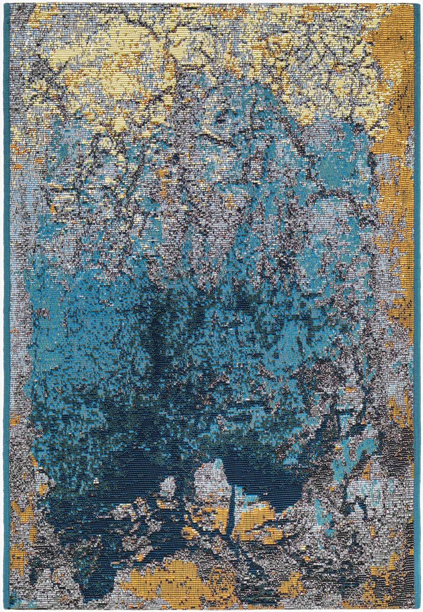  2' x 3'  Washable Modern Indoor / Outdoor Rug