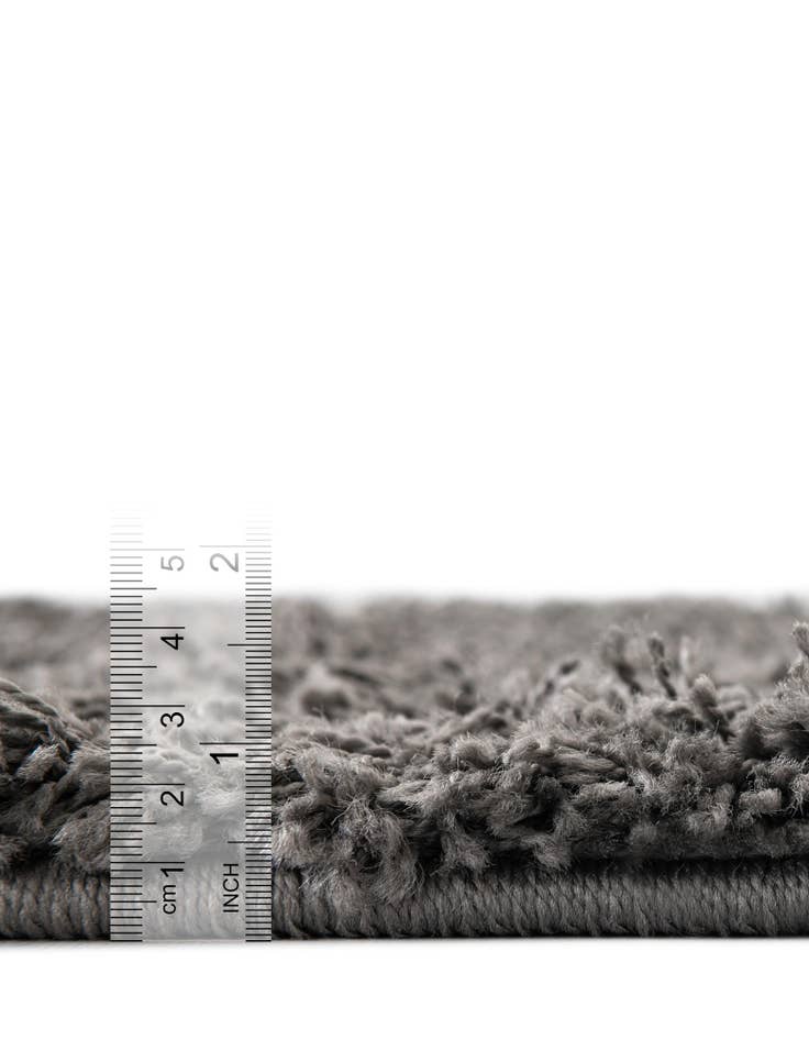 Detail image of  6' x 6' Solid Shag Octagon Rug