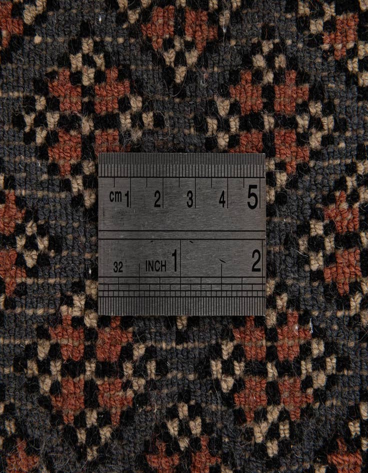 Detail image of  5' 3 x 8'  Hand Knotted Bokhara Oriental Wool Rug