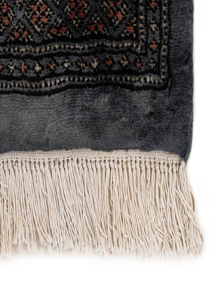 Detail image of  5' 3 x 8'  Hand Knotted Bokhara Oriental Wool Rug