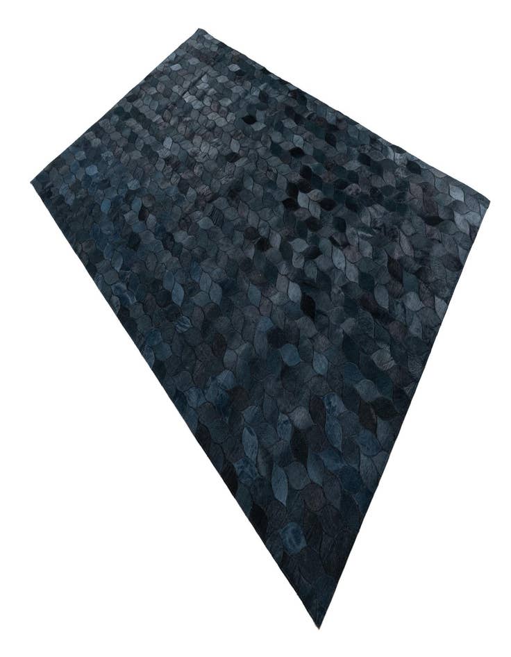 Detail image of  5' 1 x 8' Cowhide Leather Rug