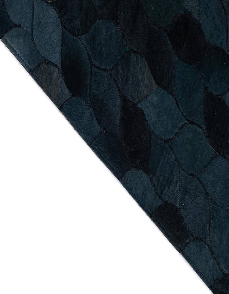Detail image of  5' 1 x 8' Cowhide Leather Rug