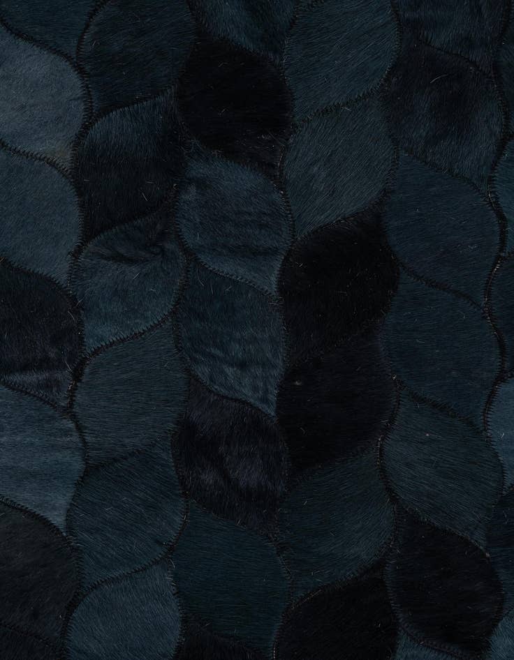 Detail image of  5' 1 x 8' Cowhide Leather Rug