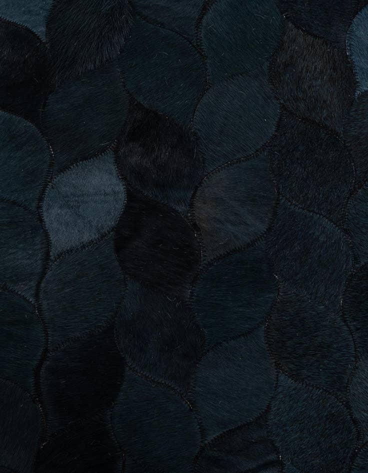Detail image of  5' 1 x 8' Cowhide Leather Rug