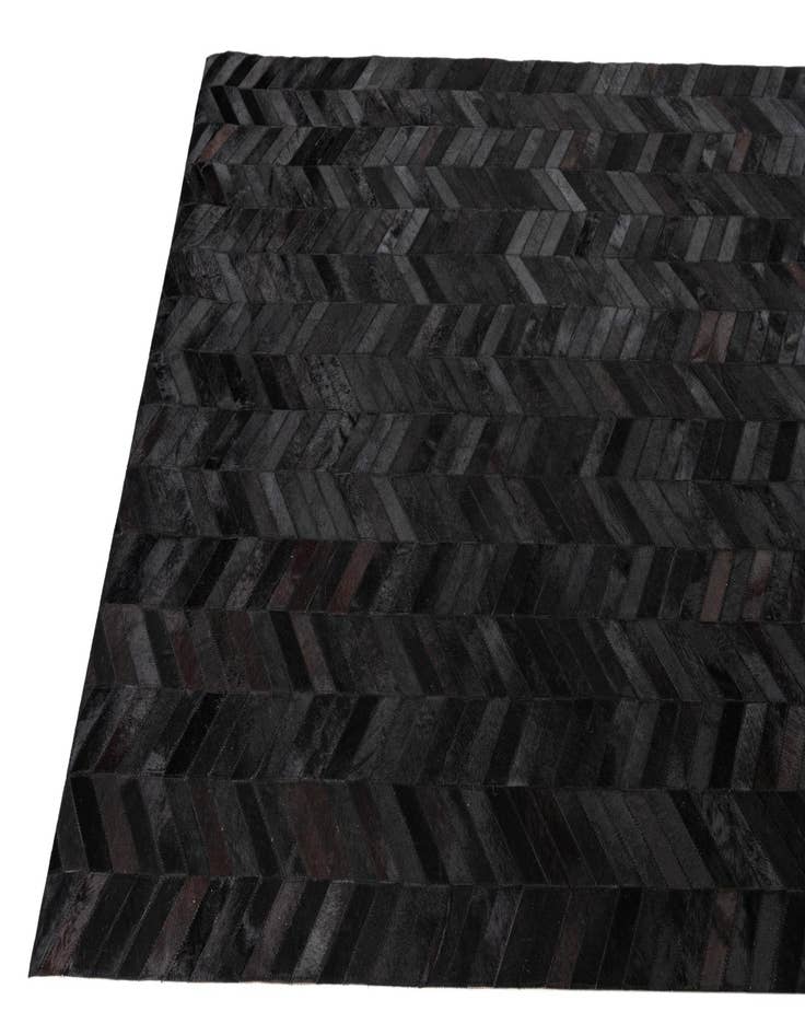 Detail image of  5' 1 x 8' Cowhide Leather Rug