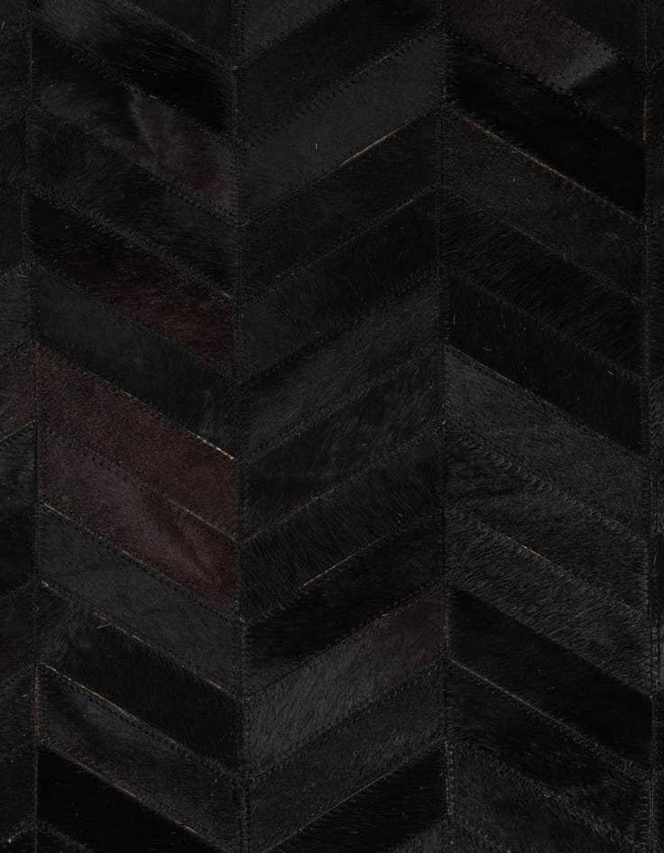 Detail image of  5' 1 x 8' Cowhide Leather Rug