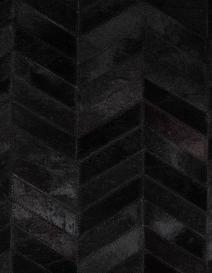 Detail image of  5' 1 x 8' Cowhide Leather Rug