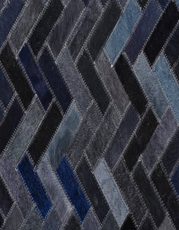 Detail image of  5' 1 x 7' 10 Cowhide Rug