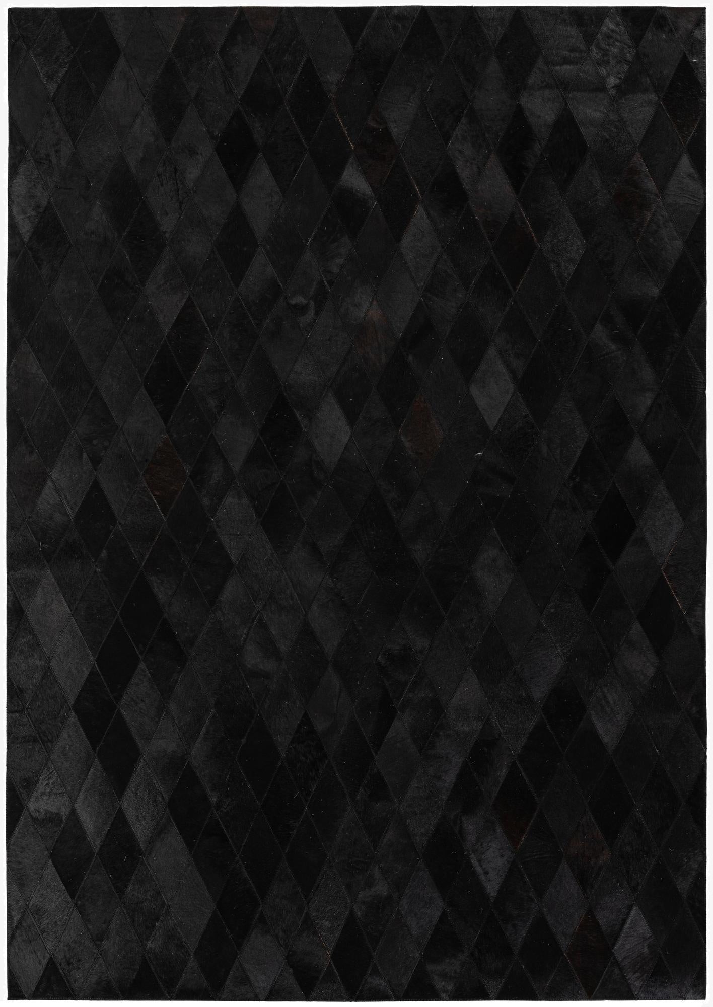  4' 7 x 6' 6 Cowhide Stocks Rug