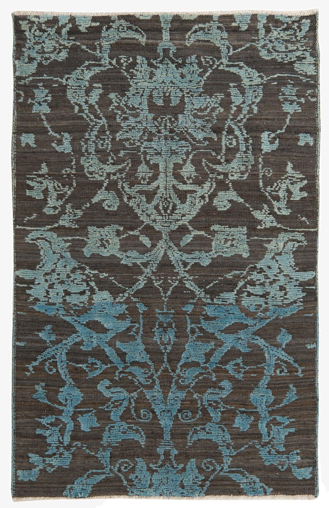  4' x 6' 4  Hand Knotted Darya Wool Rug