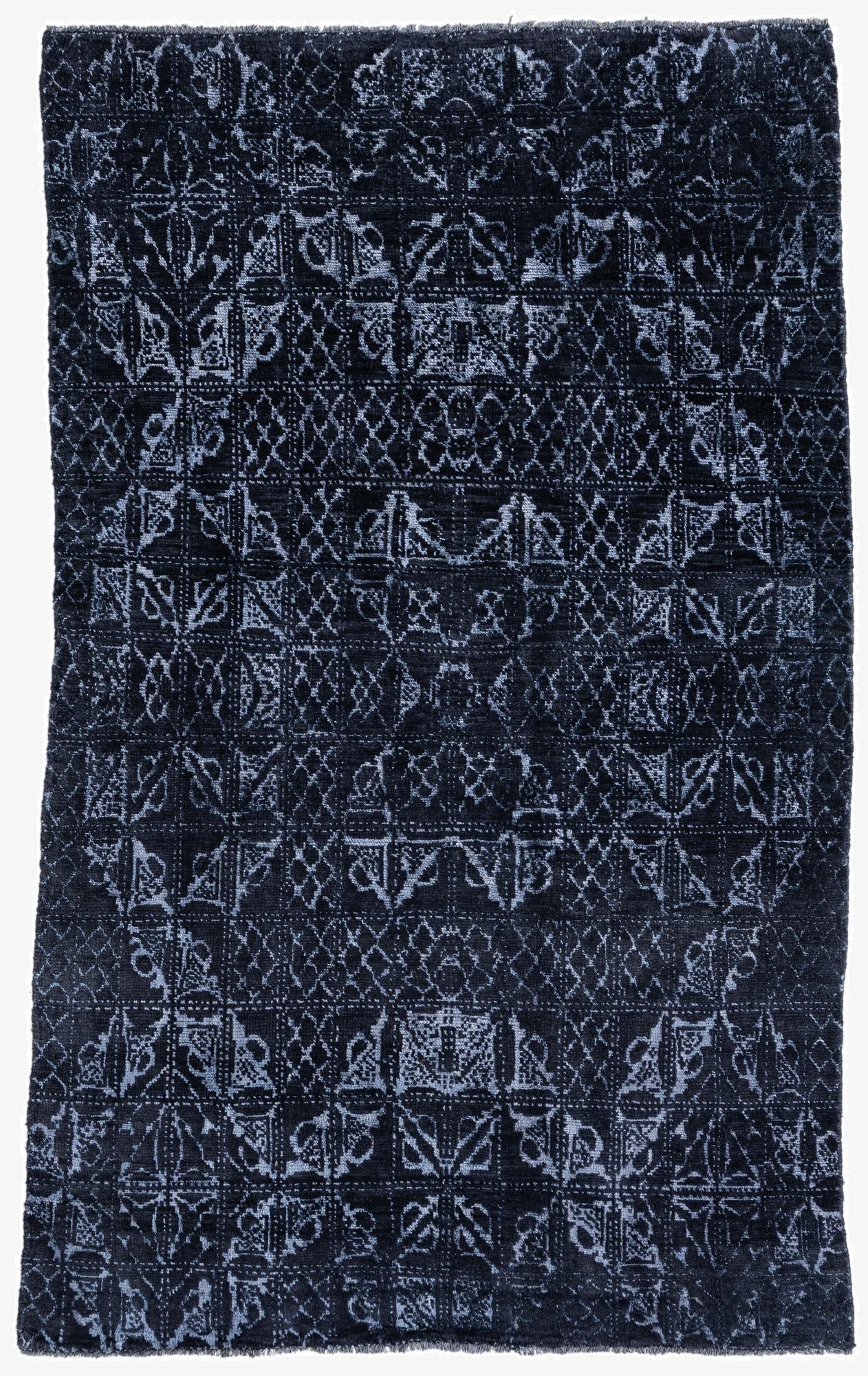  4' 9 x 7' 10  Hand Knotted Darya Rug