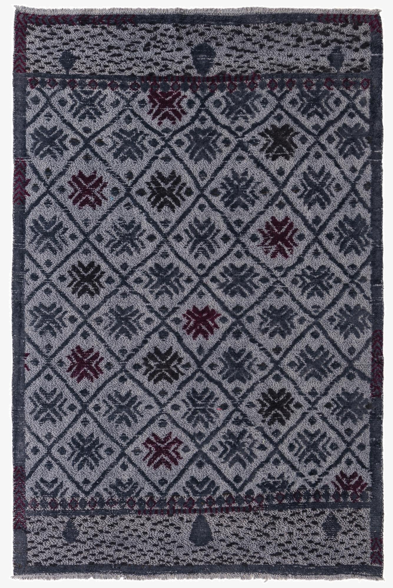  5' 6 x 8' 2  Hand Knotted Darya Wool Rug