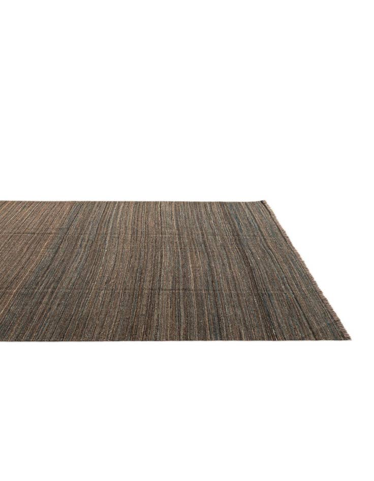 Detail image of  6' 8 x 9' 11  Hand Woven Kilim Modern Wool Rug