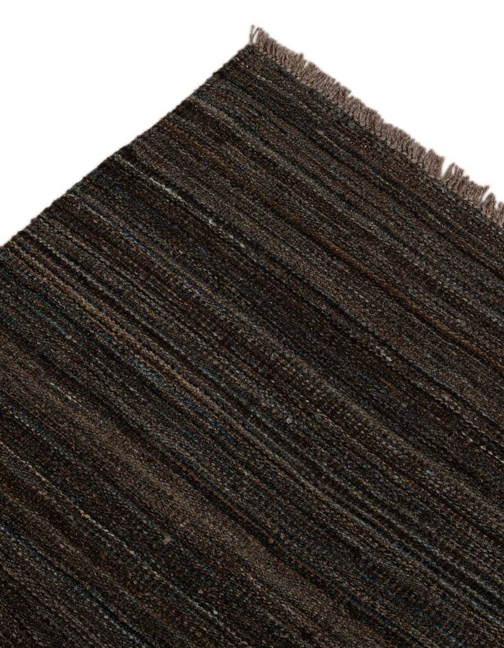 Detail image of  6' 8 x 9' 11  Hand Woven Kilim Modern Wool Rug