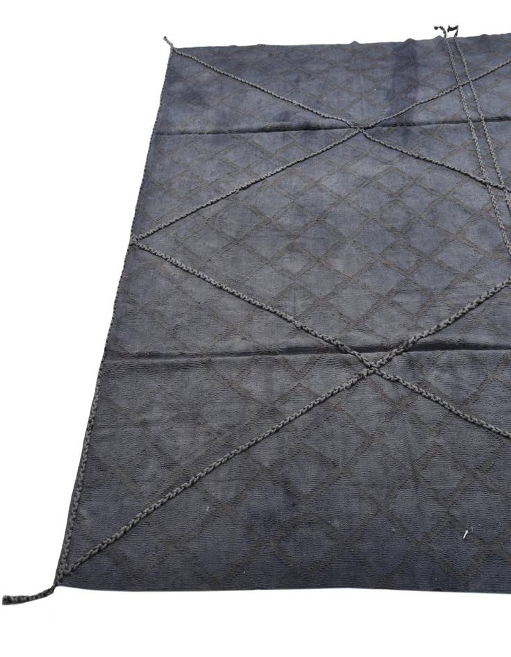 Detail image of  8' 1 x 11' 1  Hand Woven Kilim Modern Wool Rug