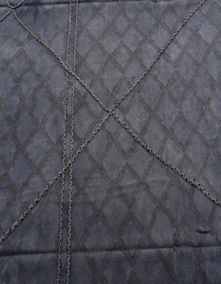 Detail image of  8' 1 x 11' 1  Hand Woven Kilim Modern Wool Rug