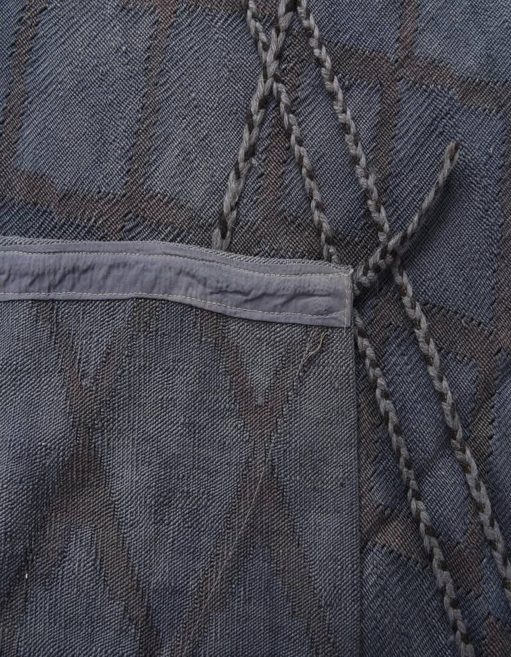 Detail image of  8' 1 x 11' 1  Hand Woven Kilim Modern Wool Rug