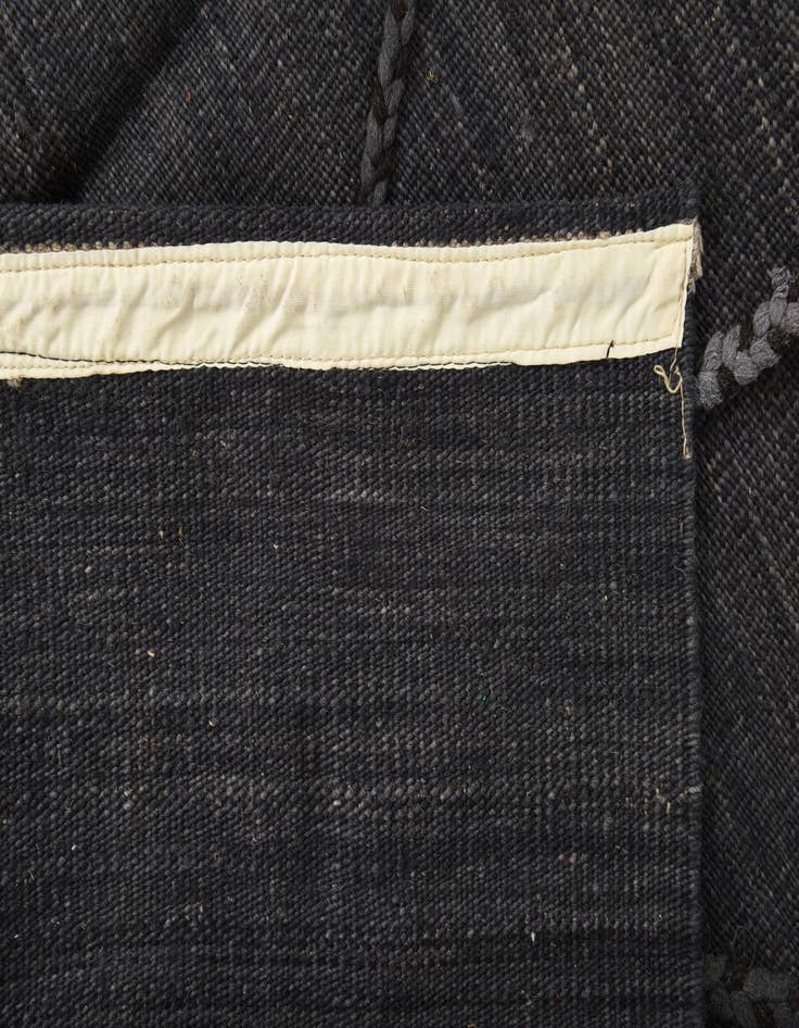 Detail image of  3' 5 x 4' 11  Hand Woven Kilim Modern Wool Rug