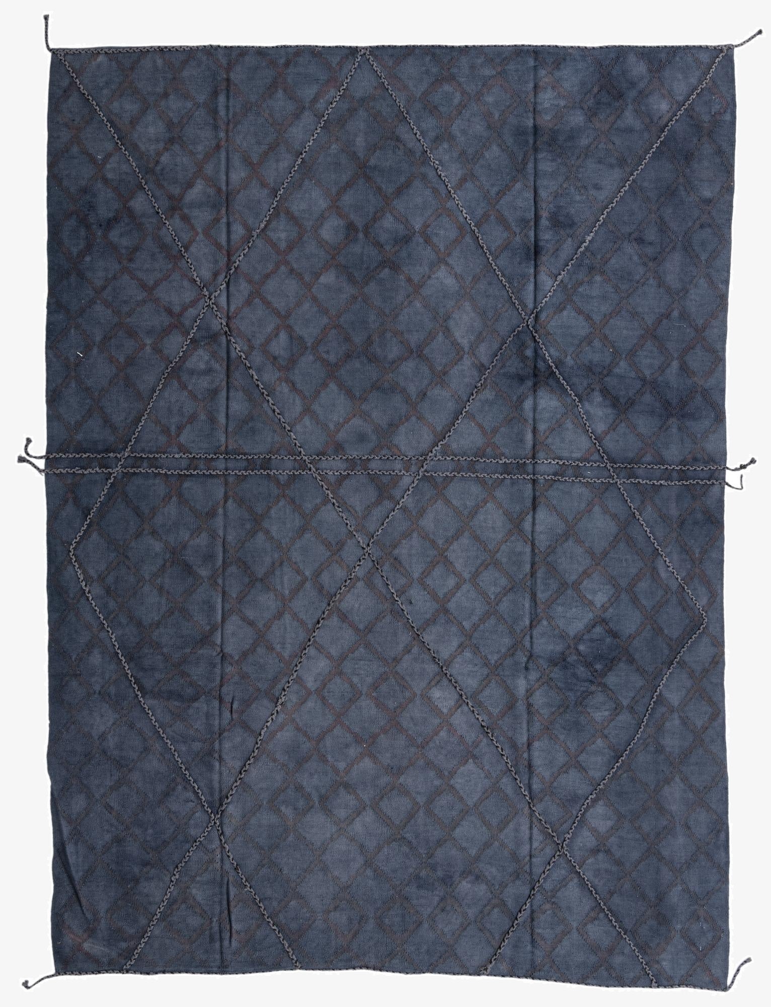  8' 1 x 11' 1  Hand Woven Kilim Modern Wool Rug