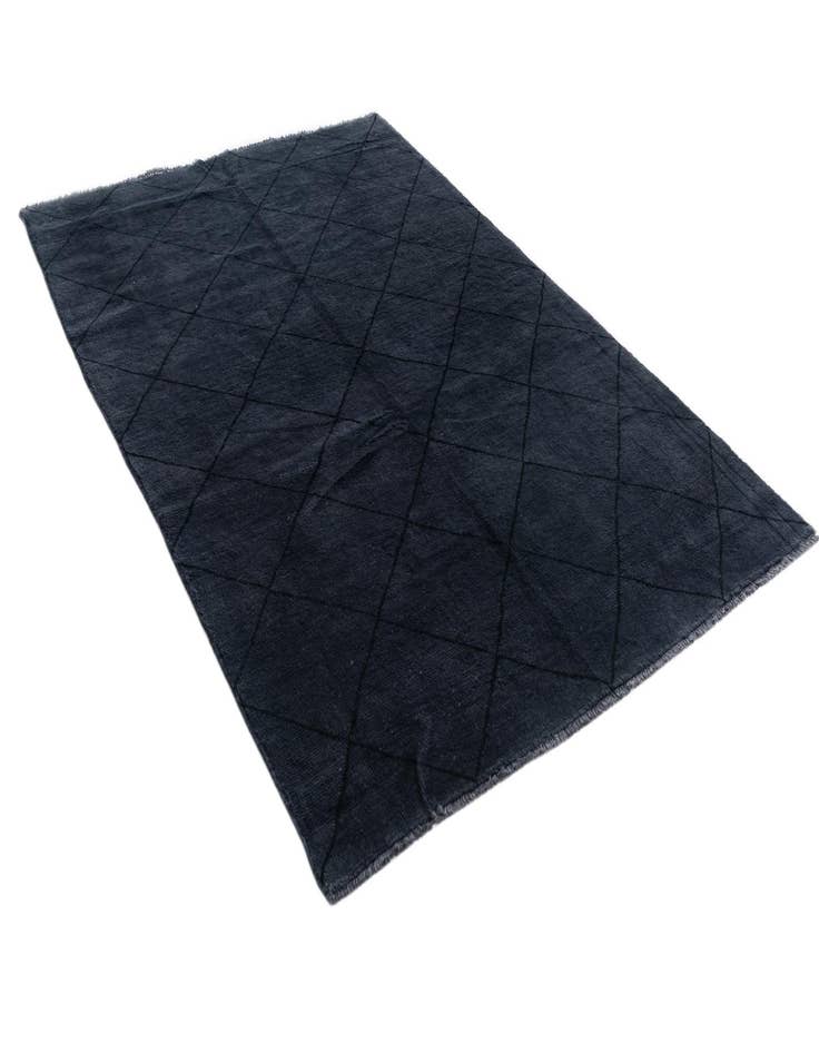 Detail image of  5' x 8' 1  Hand Knotted Moroccan Wool Rug