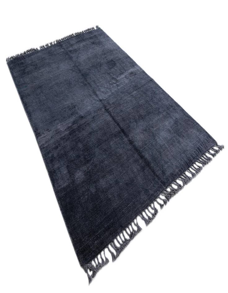 Detail image of  5' 6 x 8' 4  Hand Knotted Moroccan Wool Rug